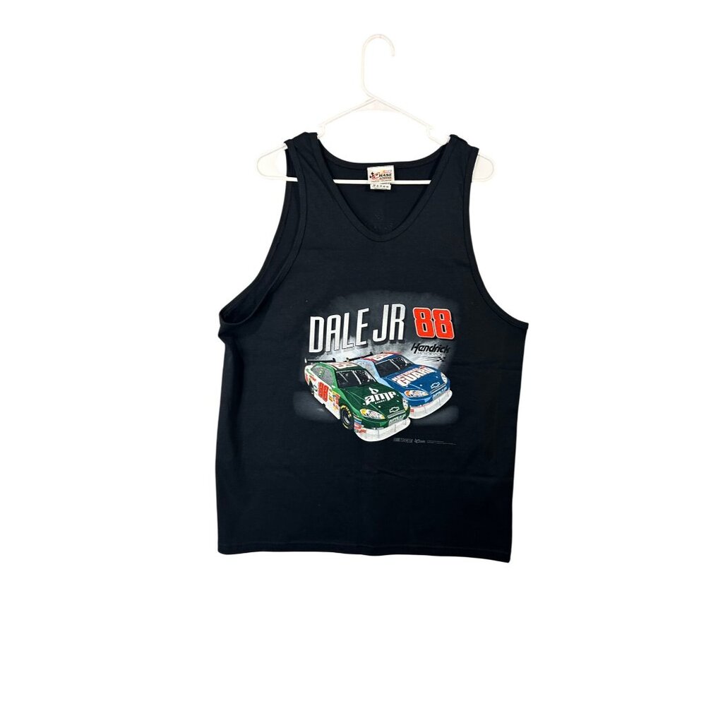 Chase Authentics Dale Earnhardt Jr NASCAR Shirt XL Black Tank Top NWOT